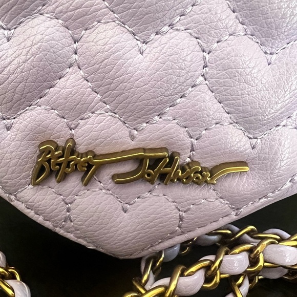 Betsey Johnson Light Purple Heart Mini Bag - Picture 4 of 11